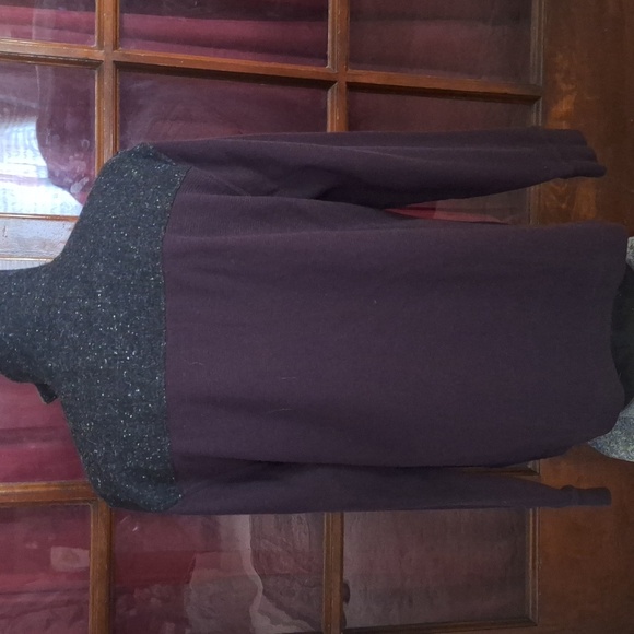 Banana Republic Pullover Mens XL Purple 1/4 Zip Sweater Long Sleeve Casual - Picture 4 of 9